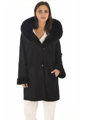 Manteau long noir LA CANADIENNE pour femme seconde vue