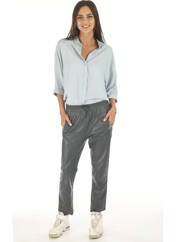 Pantalon droit bleu OAKWOOD pour femme seconde vue