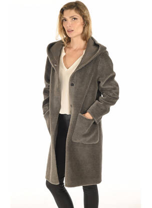 Manteau long gris OAKWOOD pour femme