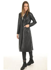 Manteau long noir GIORGIO & MARIO pour femme seconde vue