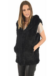 Gilet noir LA CANADIENNE pour femme seconde vue