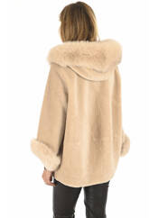 Veste en cuir beige LEVINSKY pour femme seconde vue