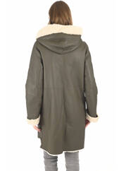 Manteau long vert SUPREMA pour femme seconde vue