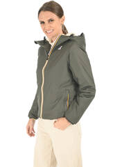 Imperméable vert K. WAY pour unisexe seconde vue