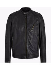 Veste en cuir noir BELSTAFF pour homme seconde vue