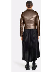 Veste en cuir or OAKWOOD pour femme seconde vue