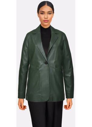 Blouson en cuir 2024 femme pas cher