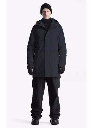 Parka noir KRAKATAU pour homme