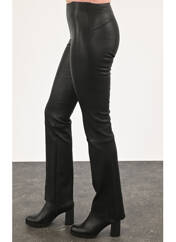 Pantalon droit noir VENTCOUVERT pour femme seconde vue