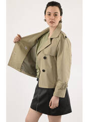 Veste en cuir vert OAKWOOD pour femme seconde vue