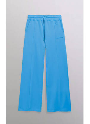 Pantalon droit bleu GERTRUDE pour femme