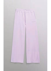 Pantalon droit violet GERTRUDE pour femme seconde vue