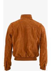 Veste en cuir marron LA CANADIENNE pour homme seconde vue