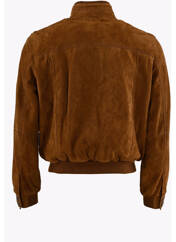 Veste en cuir marron LA CANADIENNE pour homme seconde vue