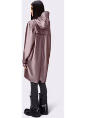 Imperméable violet RAINS pour unisexe seconde vue