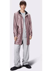 Imperméable violet RAINS pour unisexe seconde vue