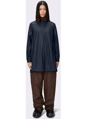 Imperméable bleu RAINS pour femme