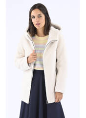 Veste en cuir beige LEVINSKY pour femme seconde vue