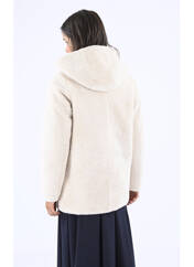 Veste en cuir beige LEVINSKY pour femme seconde vue