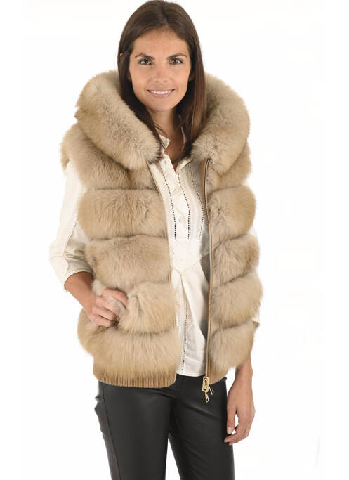 Gilet beige SUPREMA pour femme