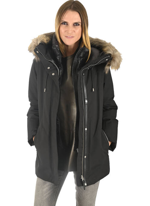 Parka noir MACKAGE pour femme