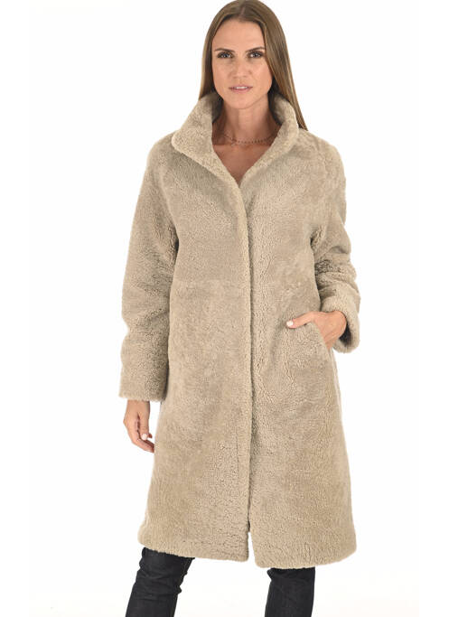 Manteau long gris LEVINSKY pour femme