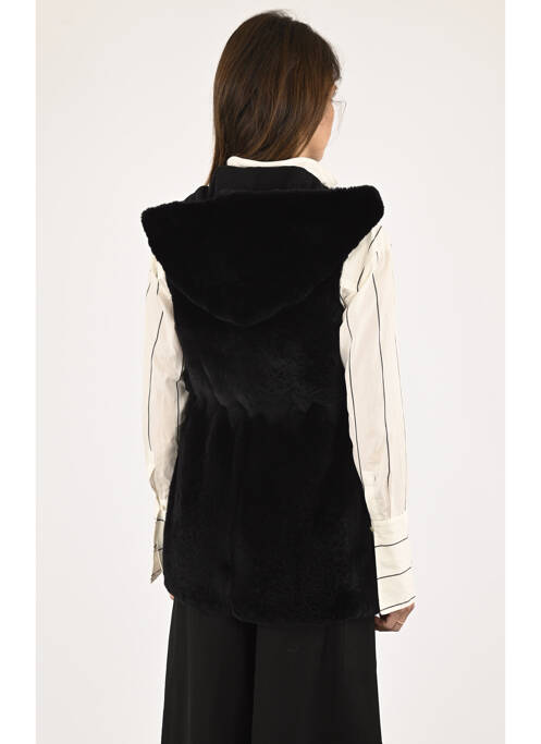 Gilet noir LA CANADIENNE pour femme