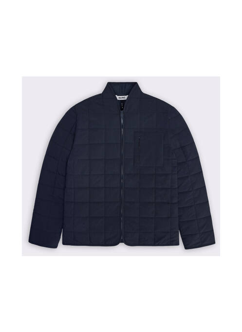 Veste en cuir bleu RAINS pour unisexe
