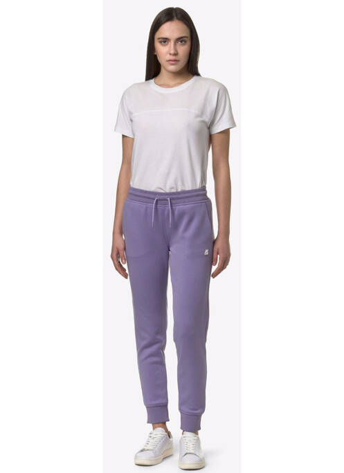 Pantalon droit violet K. WAY pour femme