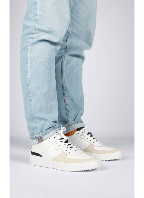 Chaussures blanc BLACKSTONE pour homme