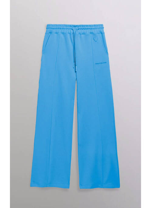 Pantalon droit bleu GERTRUDE pour femme