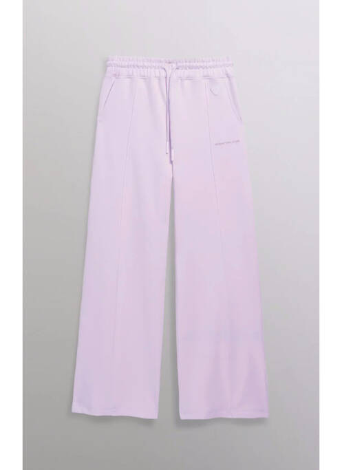 Pantalon droit violet GERTRUDE pour femme