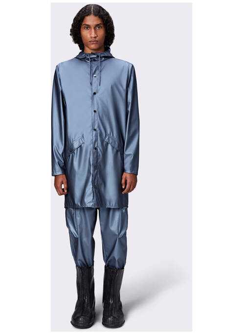 Imperméable bleu RAINS pour unisexe