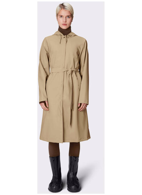 Imperméable beige RAINS pour femme