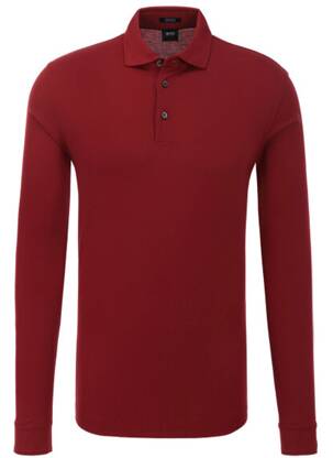 Polo rouge HUGO BOSS pour homme