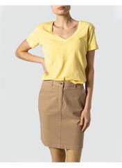 T-shirt jaune GANT pour femme seconde vue