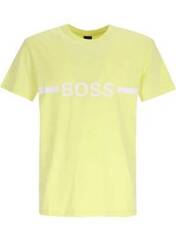 T-shirt jaune HUGO BOSS pour homme seconde vue