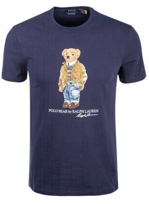 T-shirt bleu marine RALPH LAUREN pour homme