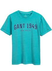 T-shirt bleu GANT pour homme seconde vue