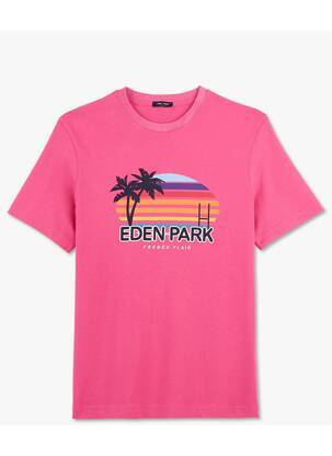 T-shirt rose EDEN PARK pour homme