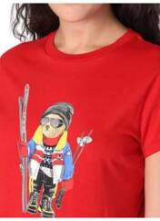T-shirt rouge RALPH LAUREN pour femme seconde vue