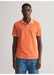 Polo orange GANT pour homme seconde vue