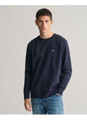 Pull bleu marine GANT pour homme seconde vue