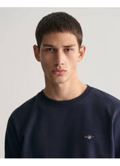Pull bleu marine GANT pour homme seconde vue