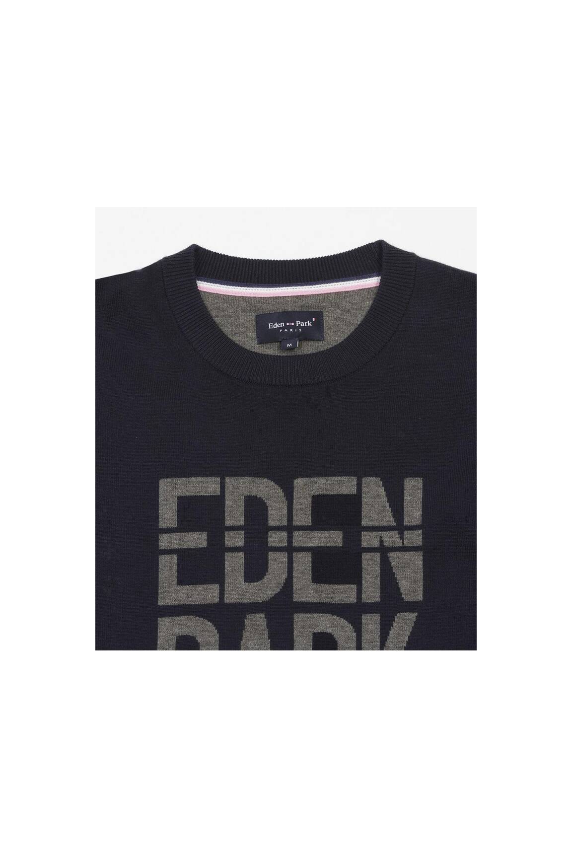 Eden Park Pulls Homme De Couleur Bleu 2099347-bleu00 - Modz