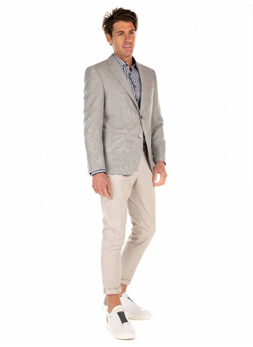 Veste gris HUGO BOSS pour homme