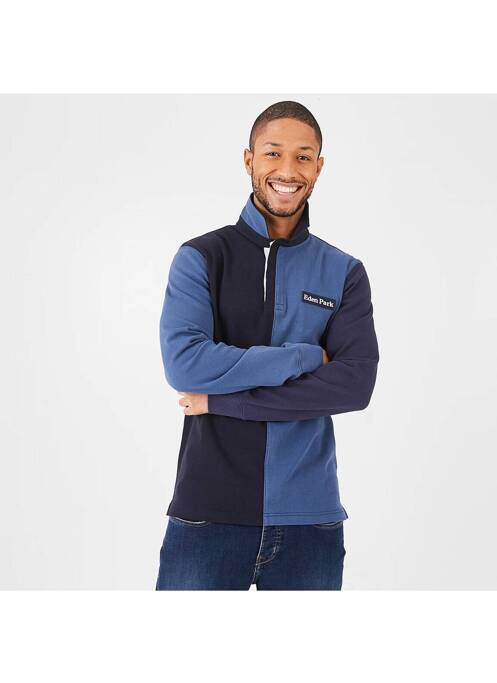Polo bleu EDEN PARK pour homme
