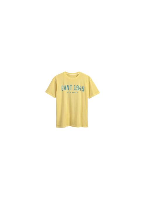 T-shirt jaune GANT pour homme