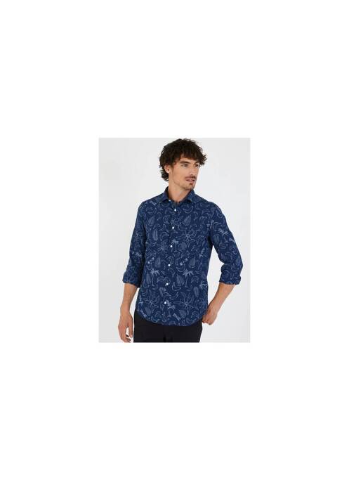 Chemise de nuit bleu marine EDEN PARK pour homme