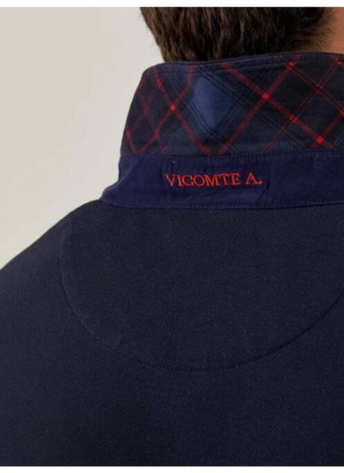 Polo bleu marine VICOMTE ARTHUR pour homme